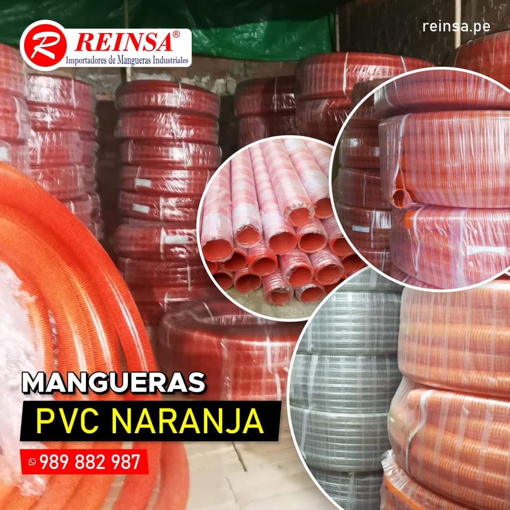 mangueras pvc naranja