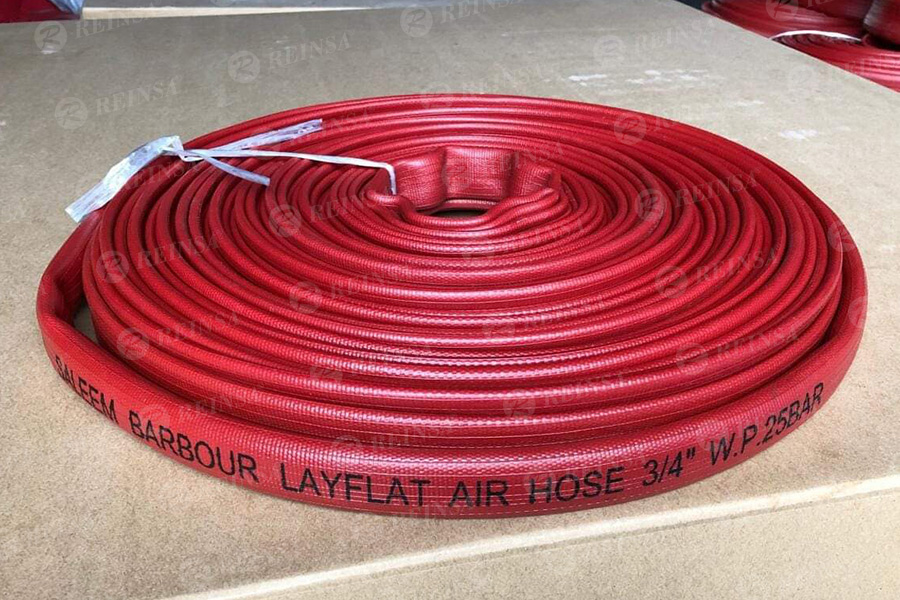 mangueras tipo bombero roja